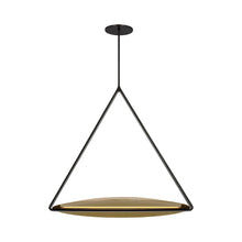 Load image into Gallery viewer, Cymbal LED Pendant Light in Detail.

