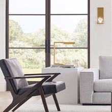 Load image into Gallery viewer, Dessau LED Table Lamp in living room.
