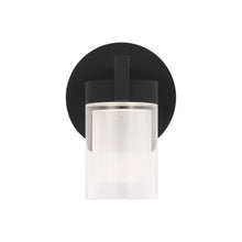 Load image into Gallery viewer, Esfera LED Bath Wall Light in Nightshade Black.

