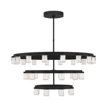 Load image into Gallery viewer, Esfera LED Chandelier in Nightshade Black (36-Light).
