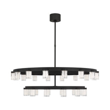 Load image into Gallery viewer, Esfera LED Chandelier in Nightshade Black (28-Light).

