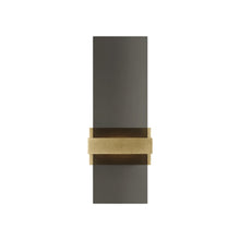Load image into Gallery viewer, Flyta LED Wall Light in Transparent Smoke (Small).

