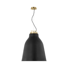 Load image into Gallery viewer, Forge LED Pendant Light in Nightshade Black (X-Large Tall).
