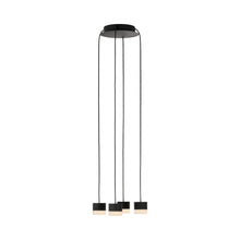 Load image into Gallery viewer, Gable LED Chandelier in Nightshade Black (4-Light).
