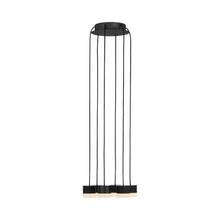 Load image into Gallery viewer, Gable LED Chandelier in Nightshade Black (6-Light).
