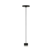 Load image into Gallery viewer, Gable LED Pendant Light in Nightshade Black.

