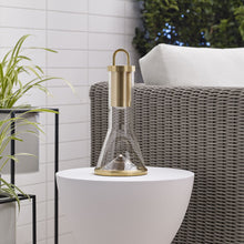 Load image into Gallery viewer, Kandella LED Table Lamp in Outsite Area.
