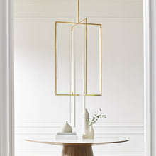 Load image into Gallery viewer, Kenway LED Pendant Light in living room.
