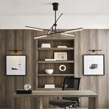 Load image into Gallery viewer, Klee LED Chandelier in living room.
