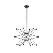 Load image into Gallery viewer, Lassell LED Chandelier in Dark Bronze (3-Tier).
