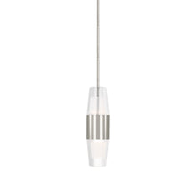 Load image into Gallery viewer, Lassell Mini LED Pendant Light in Polished Nickel (5.8-Inch).
