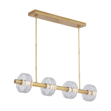 Load image into Gallery viewer, Laurel LED Linear Pendant Light in Detail.
