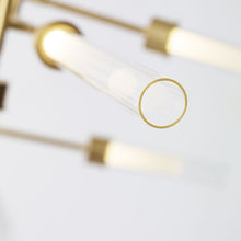 Load image into Gallery viewer, Linger LED Abstract Chandelier in Detail.
