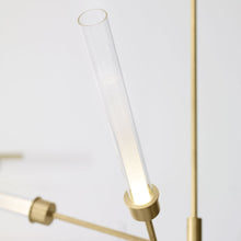 Load image into Gallery viewer, Linger LED Abstract Chandelier in Detail.
