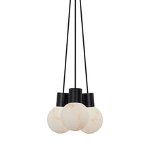 Load image into Gallery viewer, Mina 3-Light LED Chandelier in Detail.
