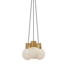Load image into Gallery viewer, Mina 3-Light LED Chandelier in Detail.
