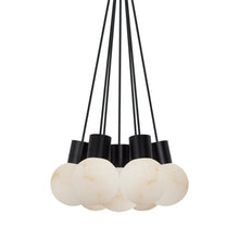 Load image into Gallery viewer, Mina 7-Light LED Chandelier in Detail.
