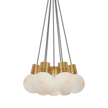 Load image into Gallery viewer, Mina 7-Light LED Chandelier in Detail.
