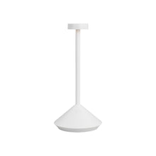 Load image into Gallery viewer, Moneta LED Table Lamp in Matte White (Small).
