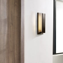 Load image into Gallery viewer, Nate LED Wall Light Outside Area.
