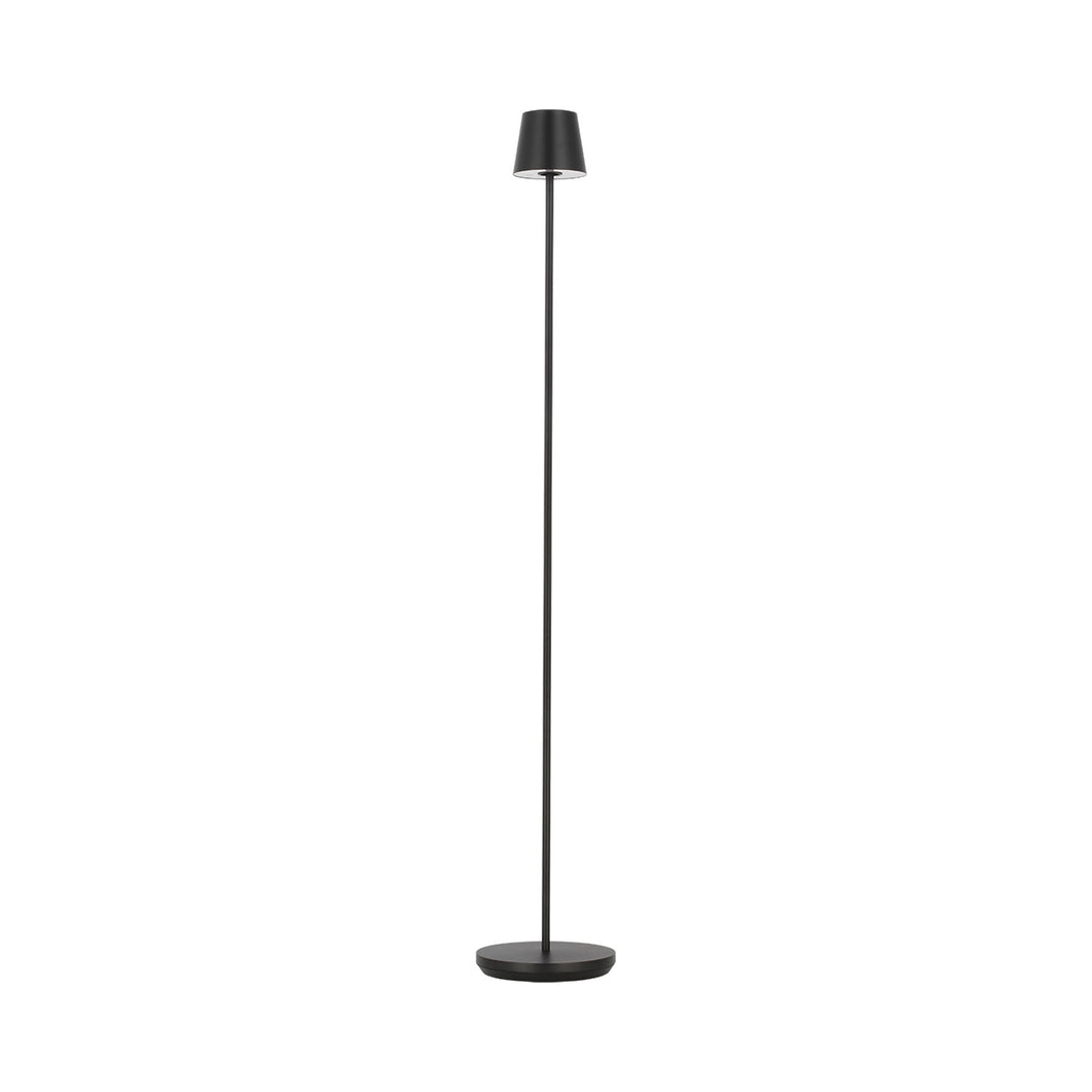 Nevis LED Floor Lamp in Black.