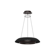 Load image into Gallery viewer, Noa LED Chandelier in Bronze/Washed Black (Small).
