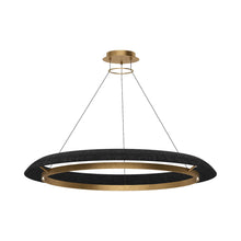 Load image into Gallery viewer, Noa LED Chandelier in Hand Rubbed Antique Brass/Washed Black (X-Large).
