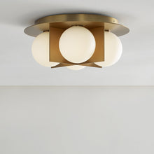 Load image into Gallery viewer, Orbel Flush Mount Ceiling Light in Detail.
