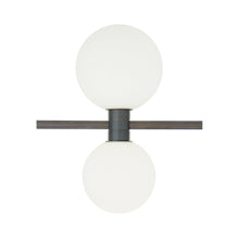 Load image into Gallery viewer, Orbs LED Wall Light in Antique Bronze (Vertical).
