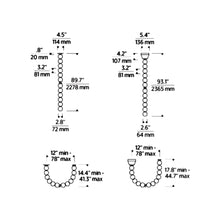 Load image into Gallery viewer, Perle LED Chandelier - line drawing.
