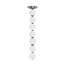 Load image into Gallery viewer, Perle LED Pendant Light in Polished Nickel (26.2-Inch).
