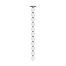 Load image into Gallery viewer, Perle LED Pendant Light in Polished Nickel (38.9-Inch).

