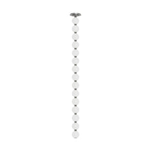 Load image into Gallery viewer, Perle LED Pendant Light in Polished Nickel (51.6-Inch).
