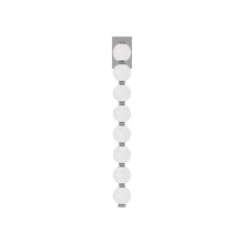 Load image into Gallery viewer, Perle LED Wall Light in Polished Nickel (28-Inch).
