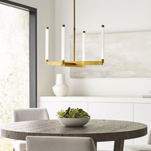 Load image into Gallery viewer, Phobos LED Chandelier in dining room.
