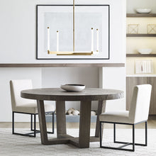 Load image into Gallery viewer, Phobos LED Chandelier in dining room.
