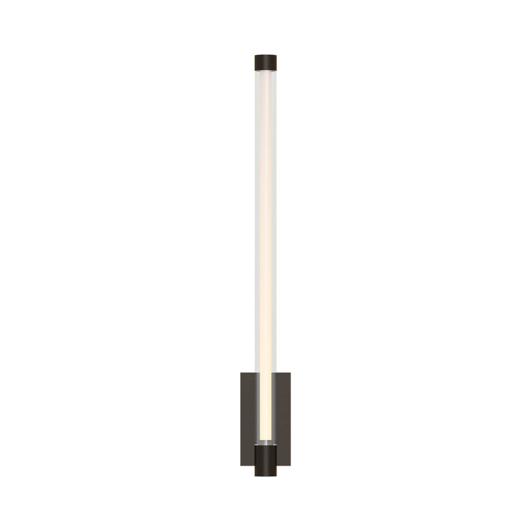 Phobos LED Wall Light in Dark Bronze.