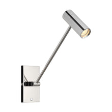 Load image into Gallery viewer, Ponte LED Task Wall Light in Polished Nickel (Small).
