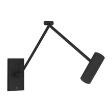 Load image into Gallery viewer, Ponte LED Task Wall Light in Nightshade Black (Medium).
