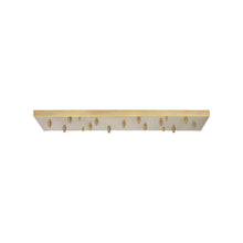 Load image into Gallery viewer, Rectangular Multiport Canopy in Hand Rubbed Antique Brass (54-Inch).
