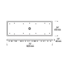Load image into Gallery viewer, Rectangular Multiport Canopy - line drawing.
