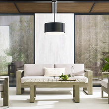 Load image into Gallery viewer, Roton Outdoor LED Pendant Light in living room.
