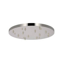 Load image into Gallery viewer, Round Multiport Canopy in Polished Nickel (36-Inch).
