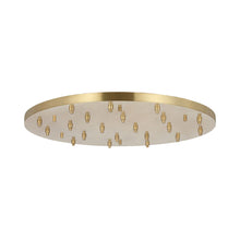 Load image into Gallery viewer, Round Multiport Canopy in Hand Rubbed Antique Brass (46.5-Inch).
