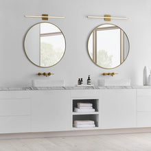Load image into Gallery viewer, Serre LED Bath Vanity Light in bathroom.
