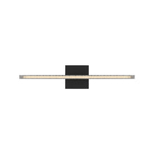 Load image into Gallery viewer, Serre LED Bath Vanity Light in Nightshade Black (24-Inch).

