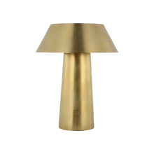 Load image into Gallery viewer, Sesa LED Table Lamp in Hand Rubbed Antique Brass (7.7-Inch).
