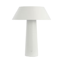 Load image into Gallery viewer, Sesa LED Table Lamp in Matte White (13-Inch).
