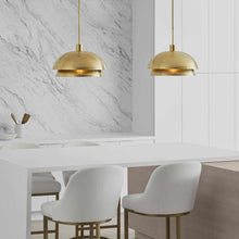 Load image into Gallery viewer, Shanti LED Pendant Light in dinning room.

