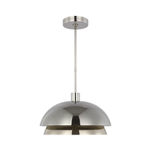 Load image into Gallery viewer, Shanti LED Pendant Light in Polished Nickel (Large) (1-Light).
